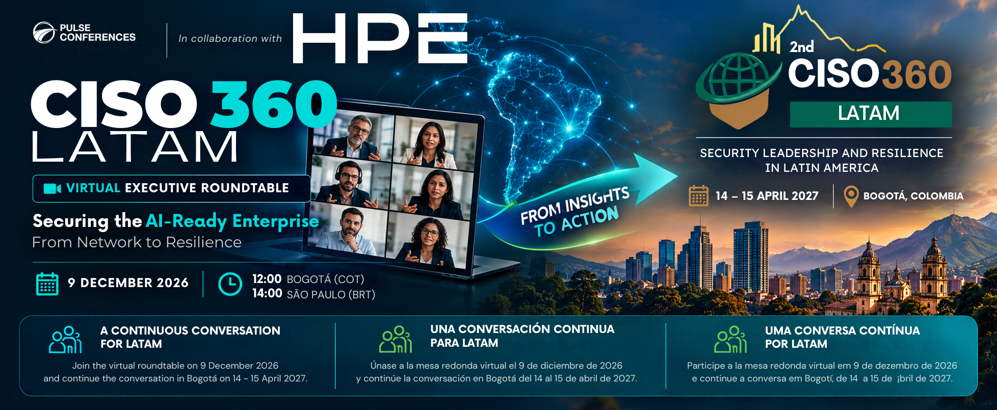 Banner-CISO 360 LATAM-ENG ES PTG_BRIDGE-Virtual RT and Conference